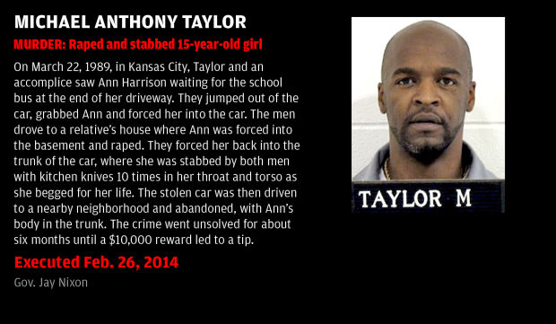 Executed Feb. 26, 2014: Michael Anthony Taylor